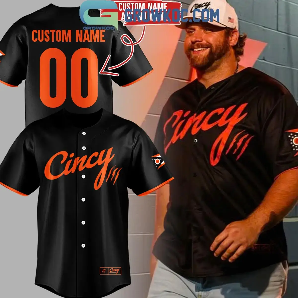Cincinnati Bengals Cincy Edition Personalized Baseball Jersey Image