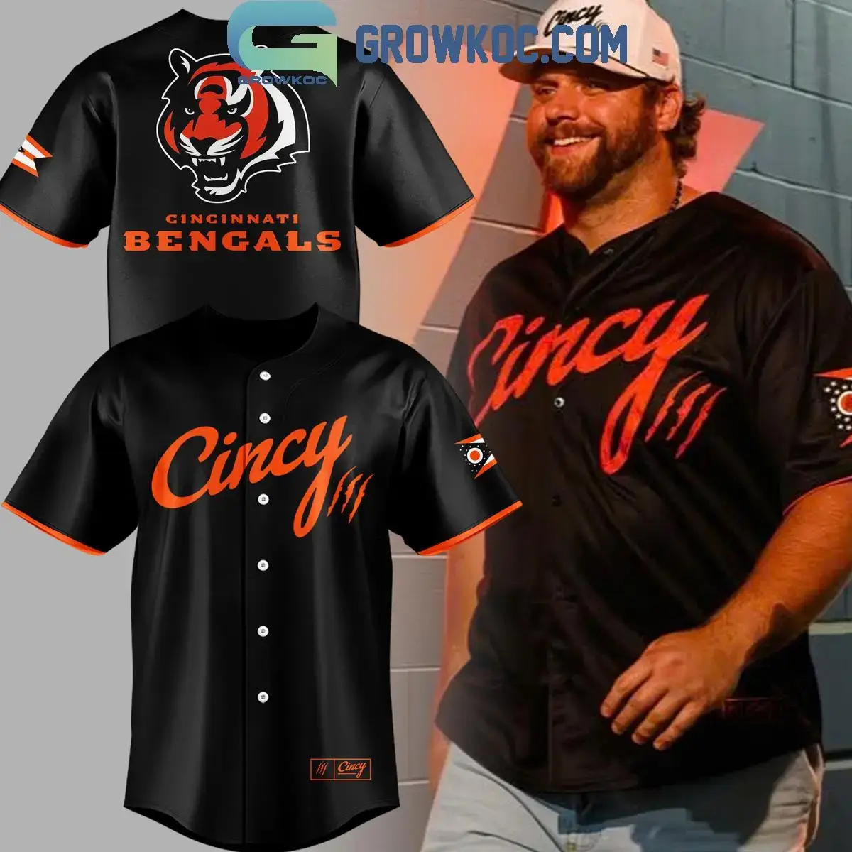 Cincinnati Bengals Cincy In 2024 Baseball Jersey Image