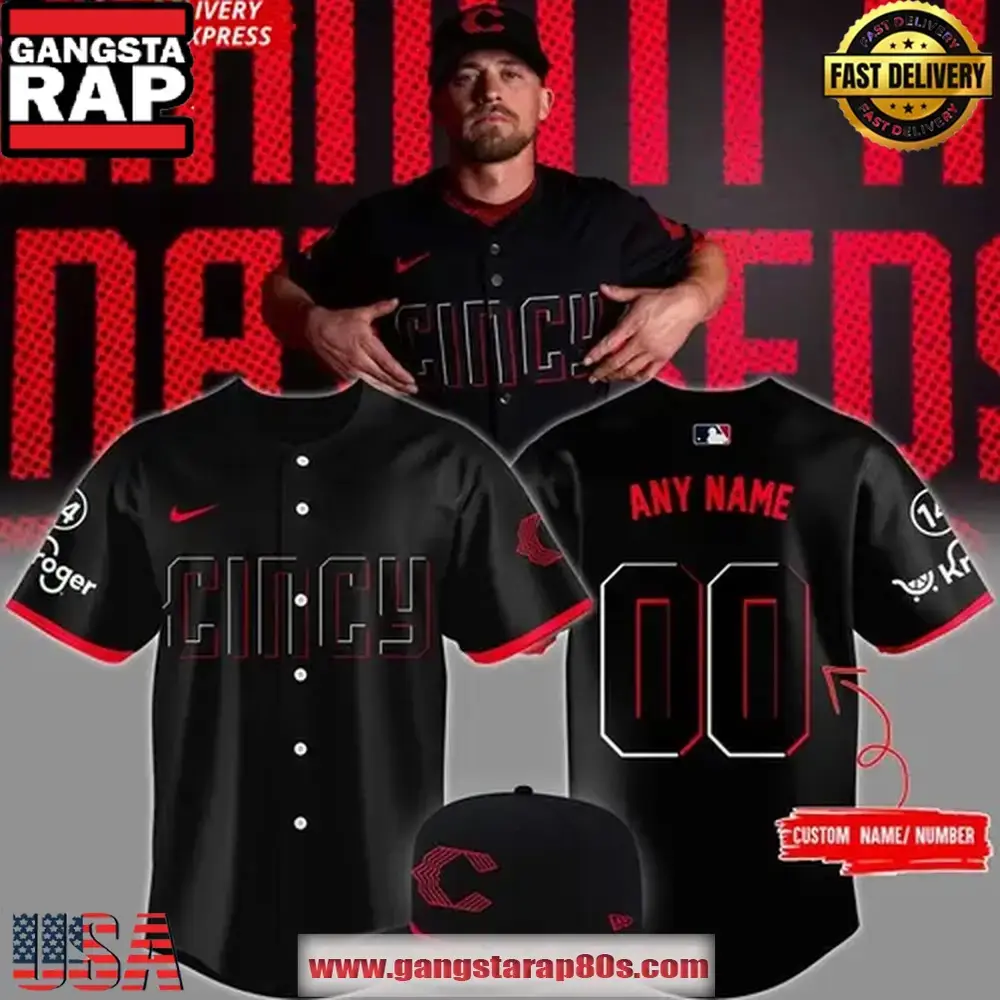 Cincinnati Reds City Connect 2025-26 Baseball Jersey Shirt Image