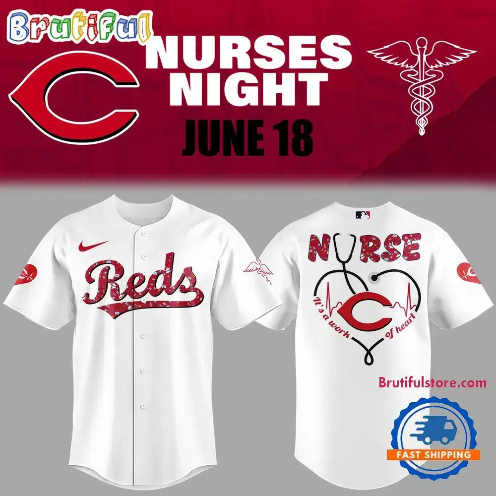 Cincinnati Reds NURSES NIGHT Jersey Shirt Image