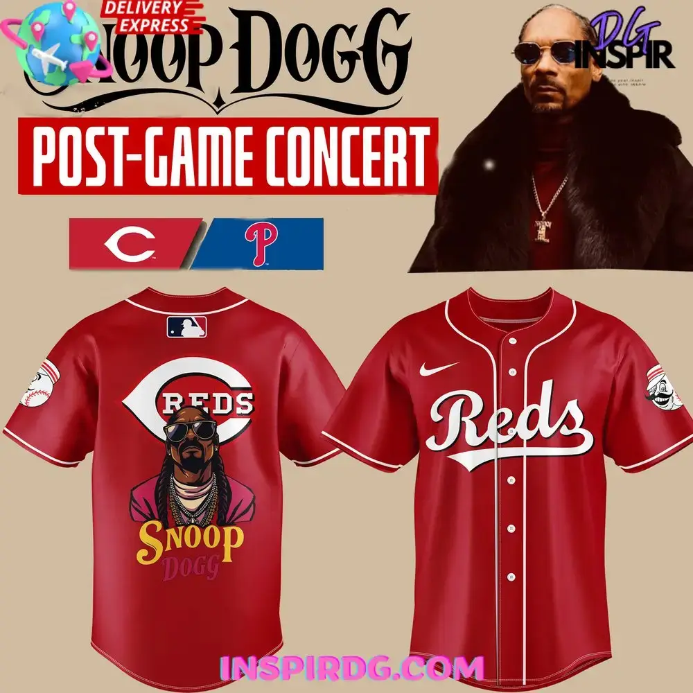 Cincinnati Reds Snoop Dogg Post-Game Concert Special Jersey Image