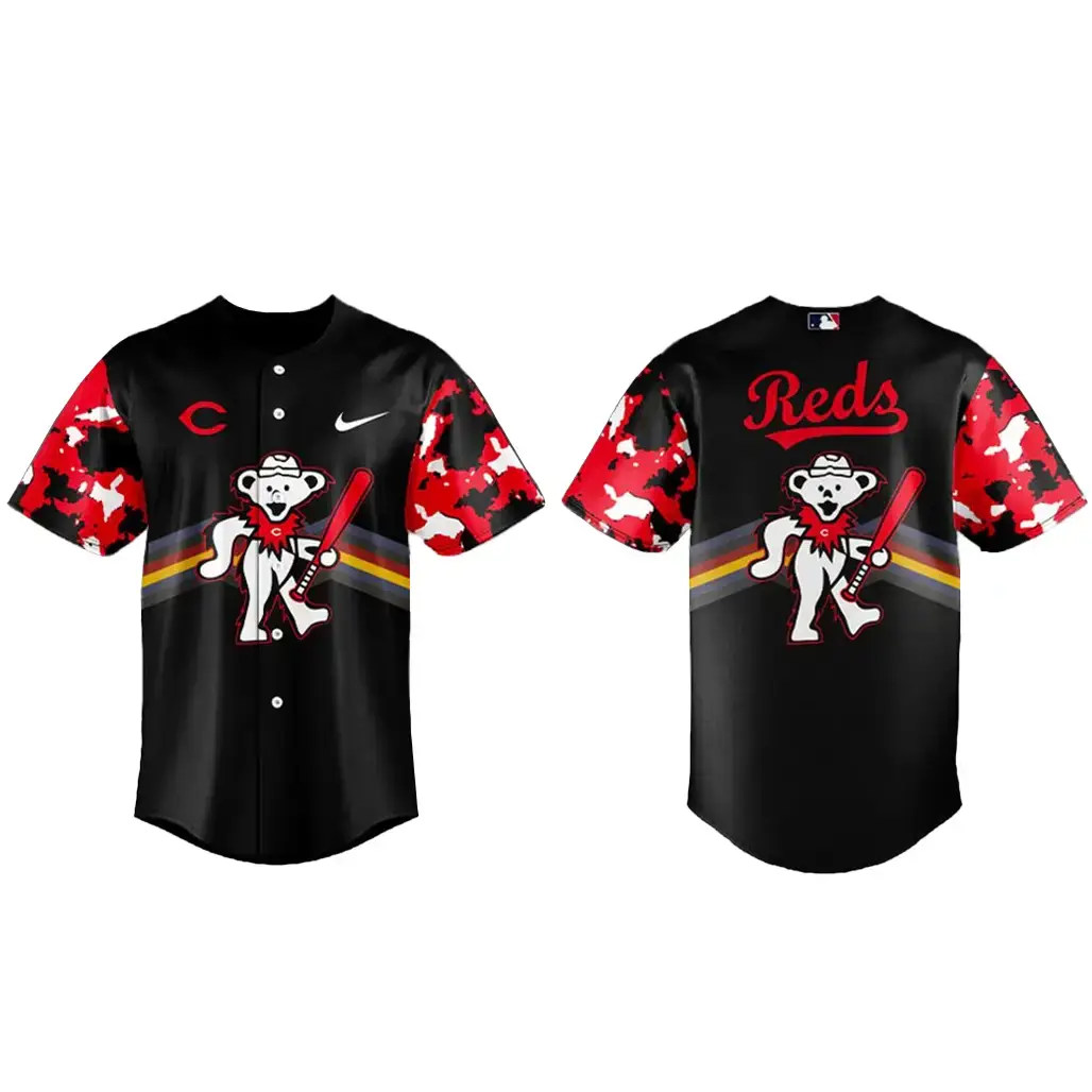Cincinnati Reds x Grateful Dead Night 2026 Baseball Jersey Image