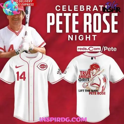 Cincinnati Reds X Pete Rose Night Collections 2025 Special Jersey Image