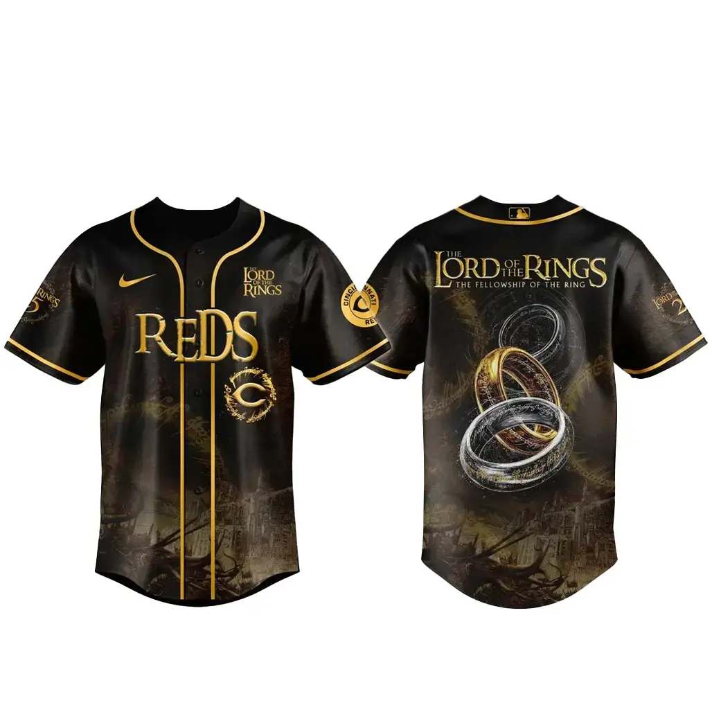 Cincinnati Reds x The Lord Of The Rings Baseball Jersey Image