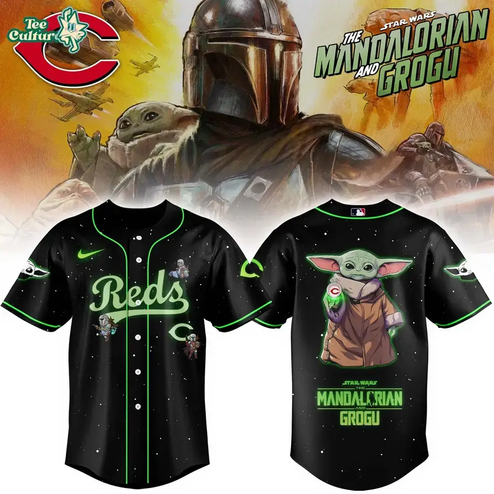 Cincinnati Reds x The Mandalorian & Grogu Special Fan Edition Jersey Image
