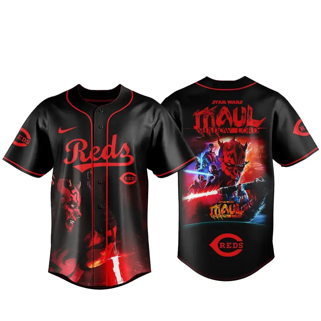 Cincinnti Reds Maul Shadow Lord x Star War Night 2026 Baseball Jersey Image