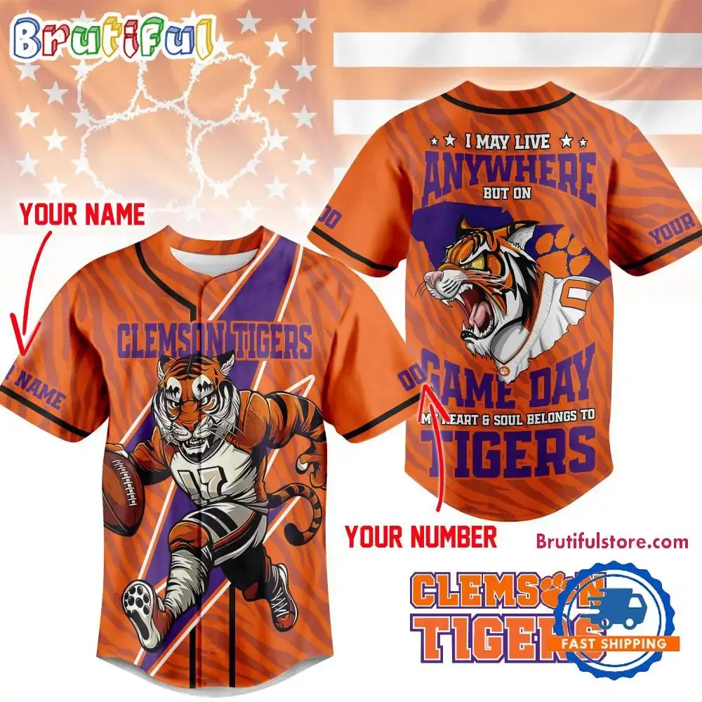Clemson Tigers 2025 NCAA Game Day Jersey Shirt Image