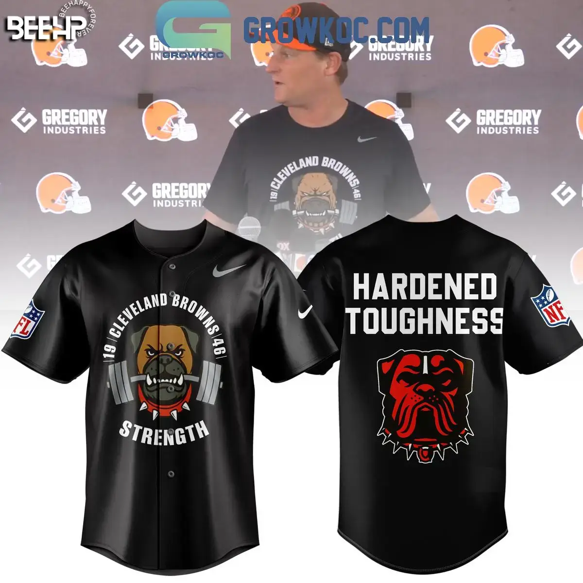 Cleveland Browns Strength Hardened Toughness 2025 Jerseyt Image