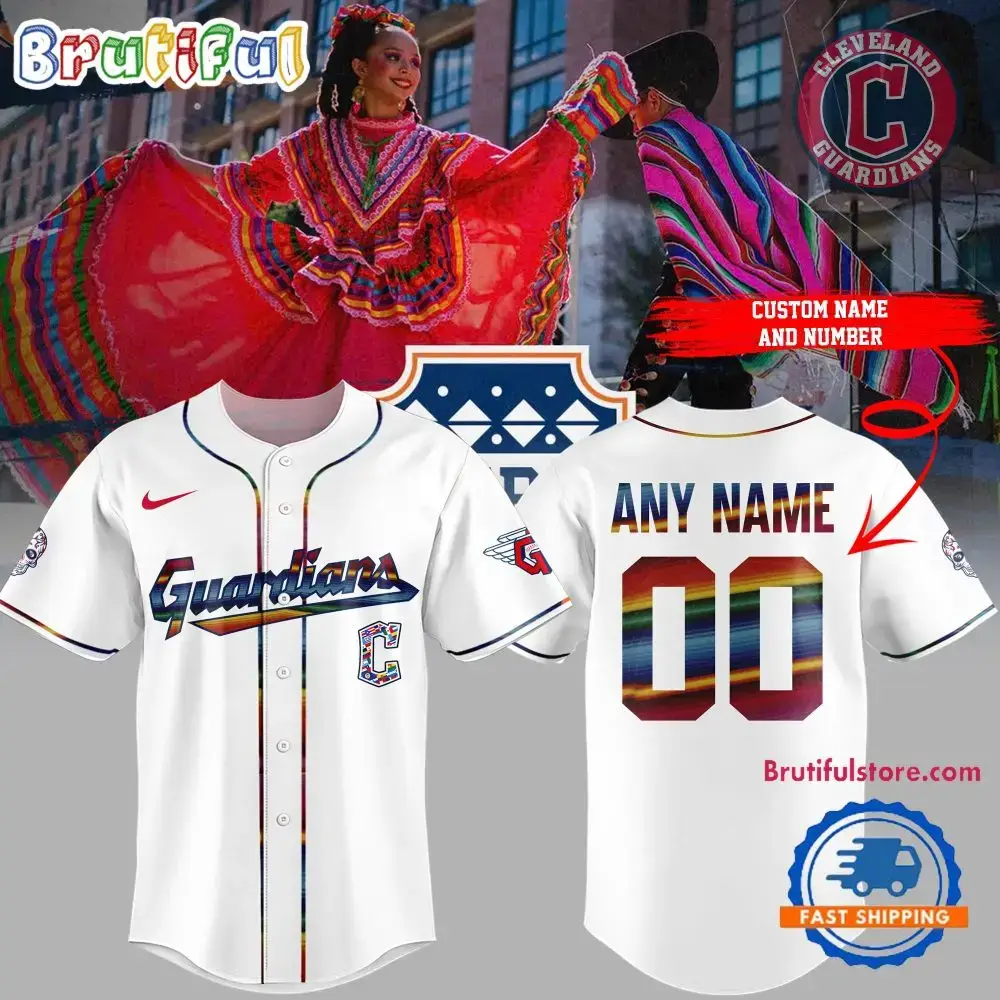 Cleveland Guardians Hispanic Heritage Month 2024 Baseball Jersey Image