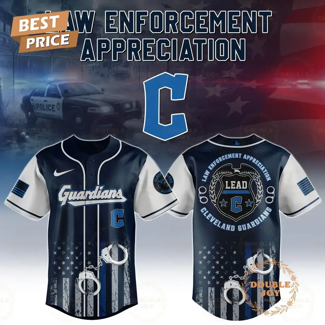 Cleveland Guardians Law Enforcement Appreciation Day 2025 Special Edition Baseball Jersey Image