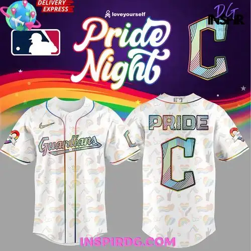 Cleveland Guardians Lgbtq Pride Night 2025 Special Baseball Jersey Image