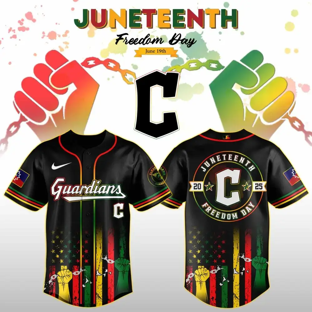 Cleveland Guardians Mlb X Juneteenth Day Jersey Edition Jersey Image