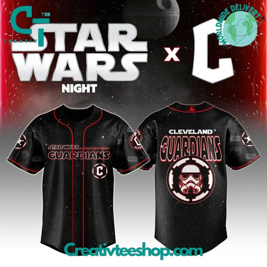 Cleveland Guardians Mlb X Star Wars Night 2025 Special Edition Baseball Jersey Image