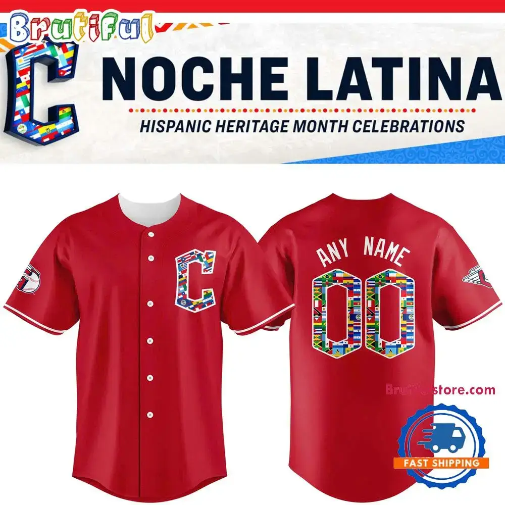 Cleveland Guardians Noche Latina 2025 Baseball Jersey Image