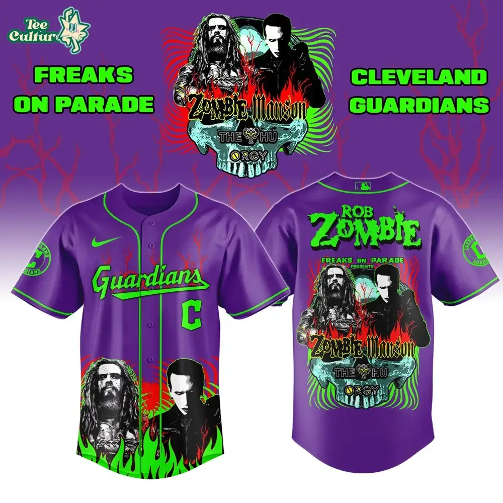 Cleveland Guardians x Freaks On Parade Tour 2026 Colab Jersey Limited Edition Image