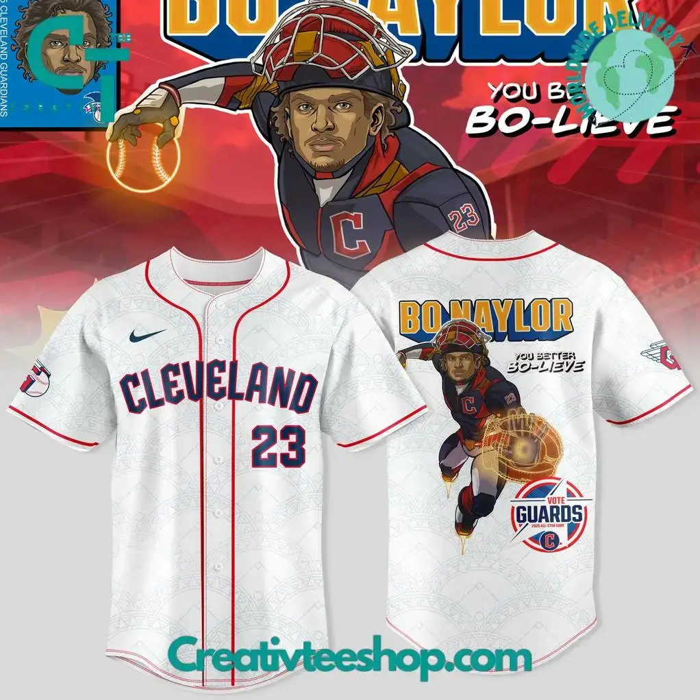 Cleveland Guardians X Guardian Power: All-Star Edition "Bo Naylor" Special Baseball Jersey Image