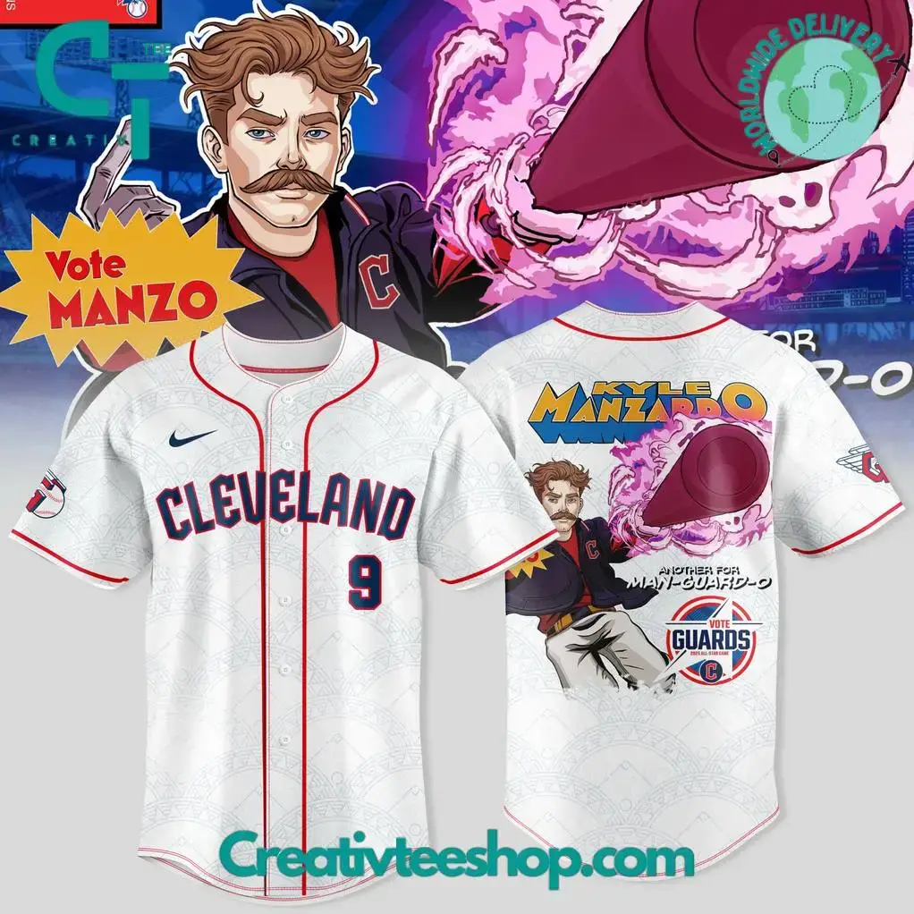 Cleveland Guardians X Guardian Power: All-Star Edition "Kyle Manzarro" Special Baseball Jersey Image