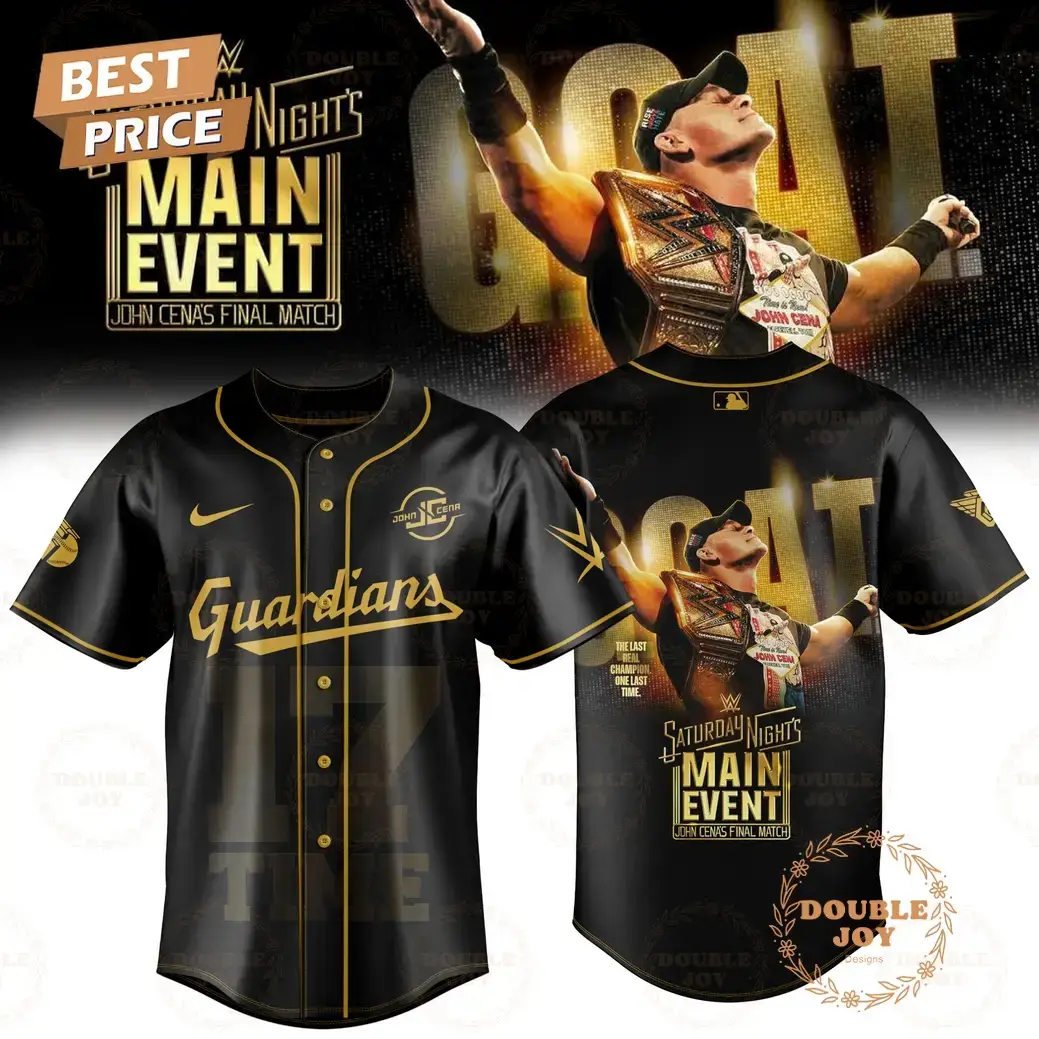 Cleveland Guardians x John Cena Final Match 2025 Baseball Jersey Image