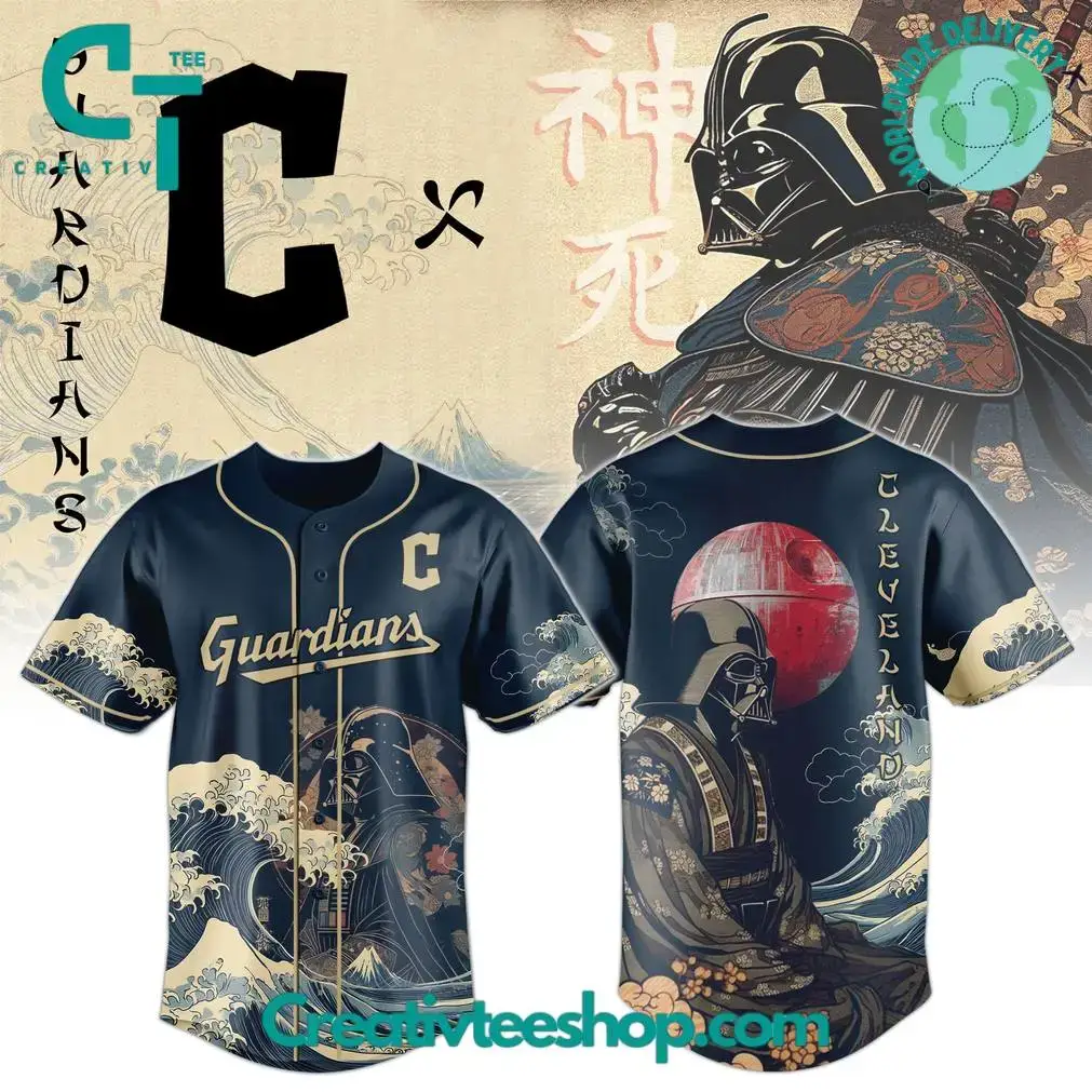 Cleveland Guardians X Lord Vader Japan Edition 2025 Baseball Jersey Image