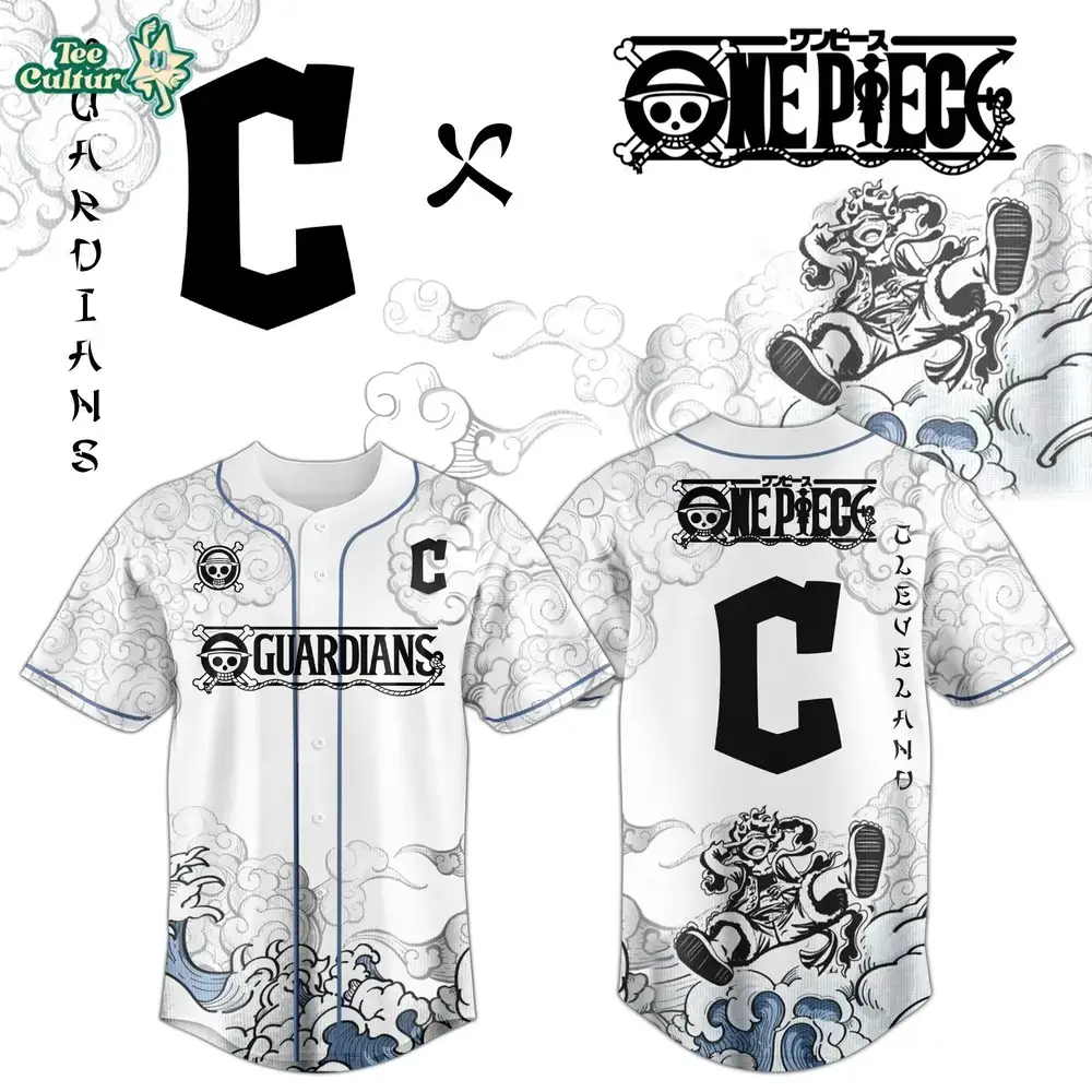 Cleveland Guardians x One Piece Jersey 2026 Luffy Gear 5 Image