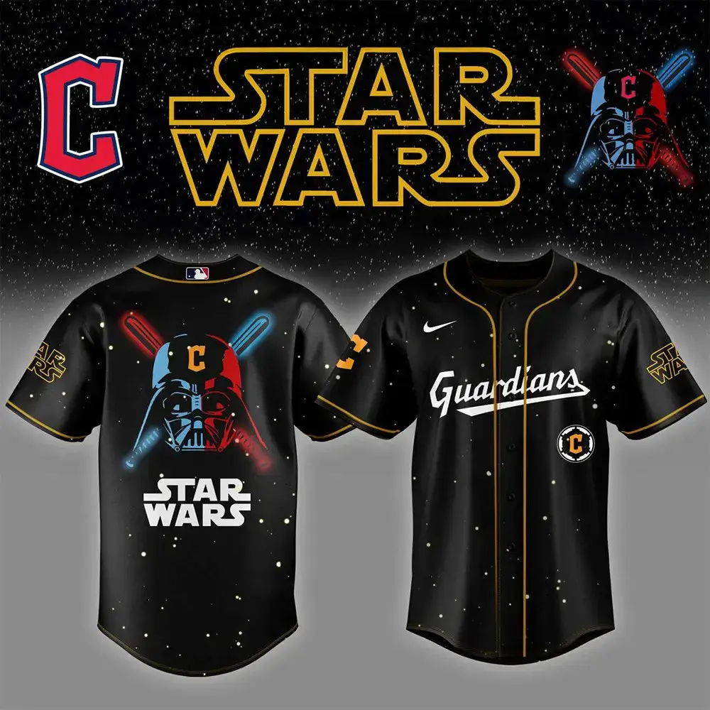 Cleveland Guardians x Star Wars 2025 Baseball Jersey Cleveland Guardians Merch For Fans Image