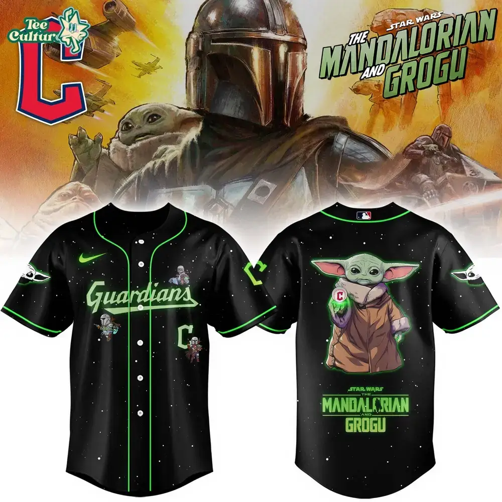 Cleveland Guardians x The Mandalorian & Grogu Collectible Baseball Jersey Image