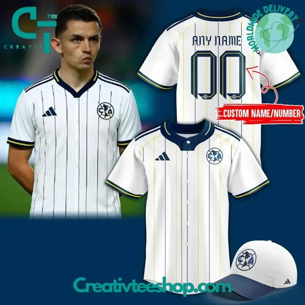 Club America Femenil 2025 Custom Jersey Image