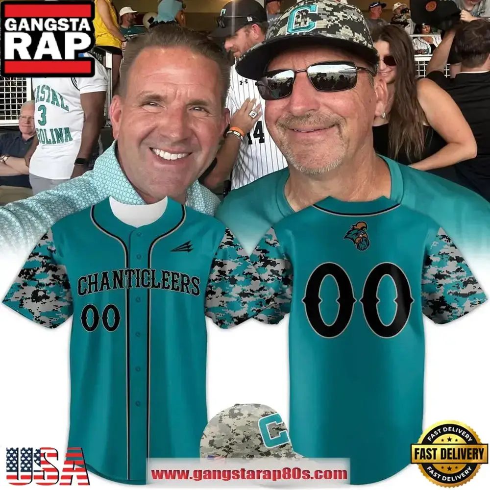 Coastal Carolina Chanticleers Limited Edition Camo Custom Baseball Jersey Image