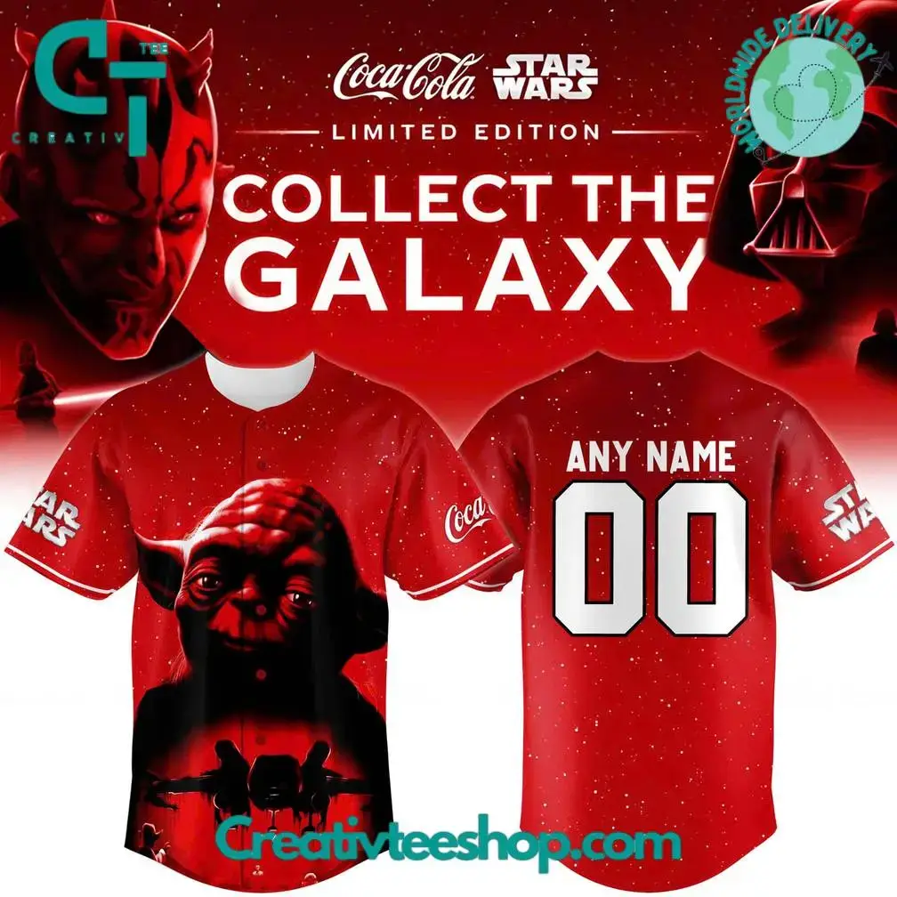 Coca-Cola X Star Wars Collect The Galaxy Yoda Custom Jersey Image