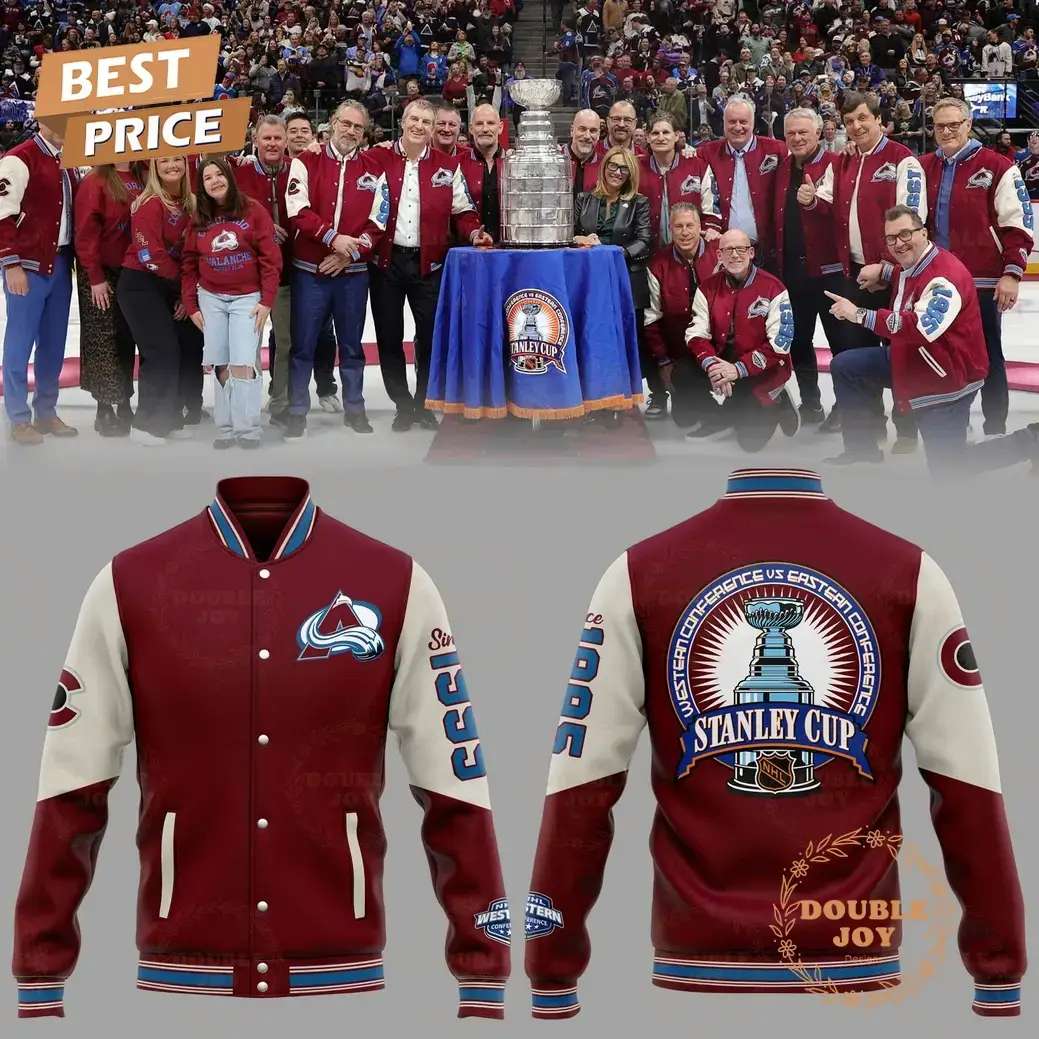 Colorado Avalanche Stanley Cup 2025 Baseball Jacket Image