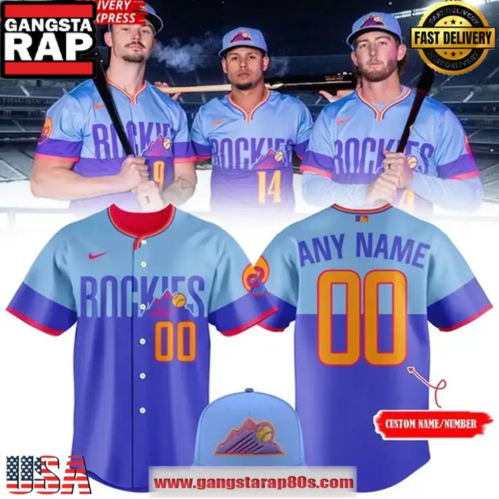 Colorado Rockies City Connect Uniform 2025 Baseball Jersey Shirt Image