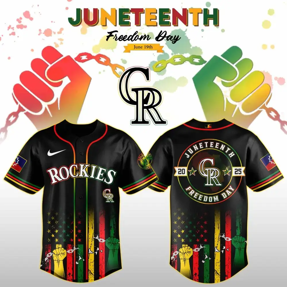 Colorado Rockies Mlb X Juneteenth Day Jersey Edition Jersey Image