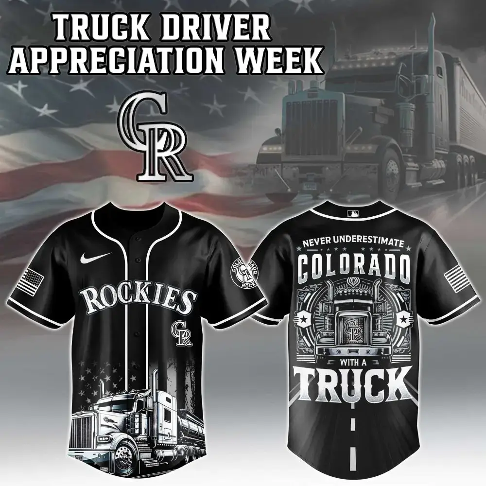 Colorado Rockies Mlb X Nation Truck Driver Appreciation Week Limited Edition Jersey Image