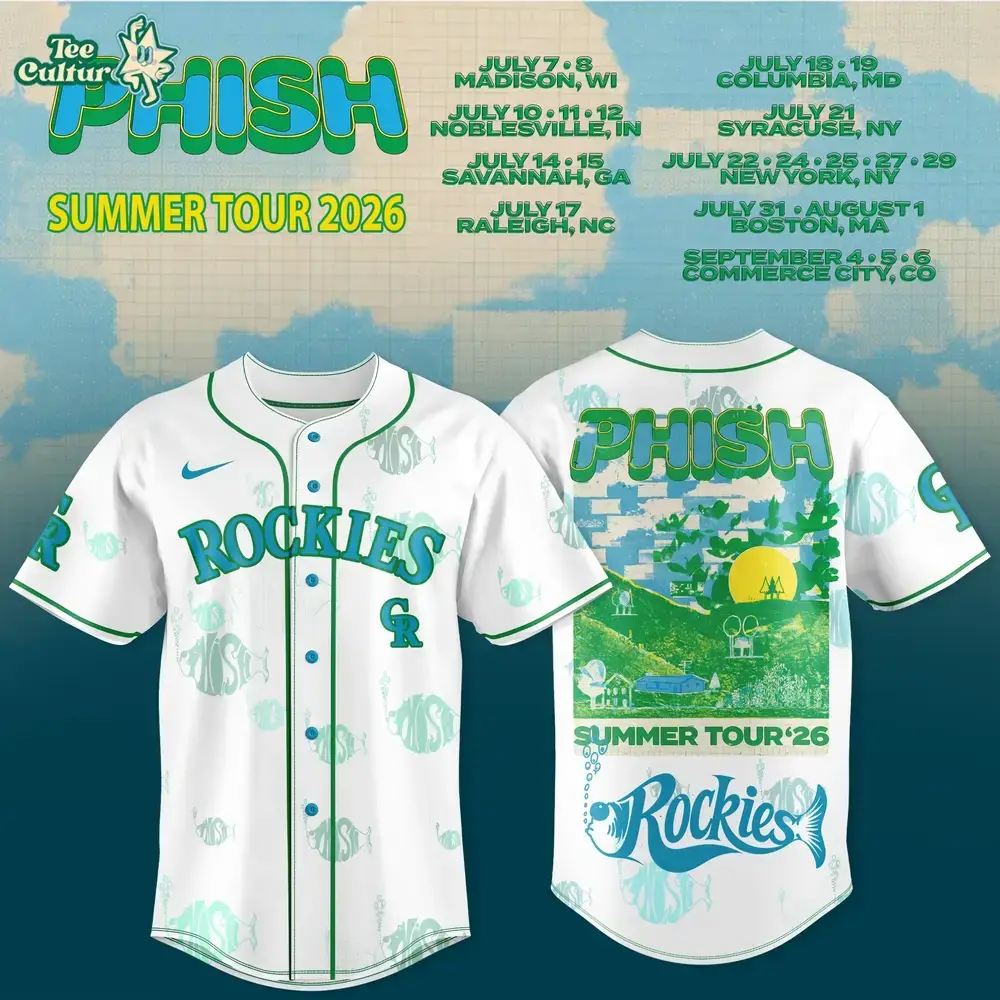 Colorado Rockies MLB x Phish Summer Tour 2026 Limited Jersey Image