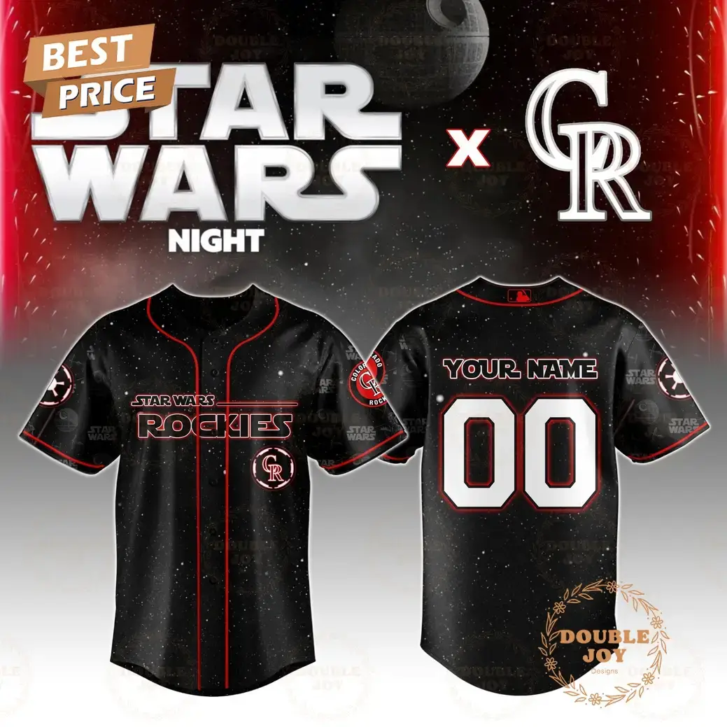 Colorado Rockies Star Wars 2025 Custom Name Limited Edition Baseball Jersey Image