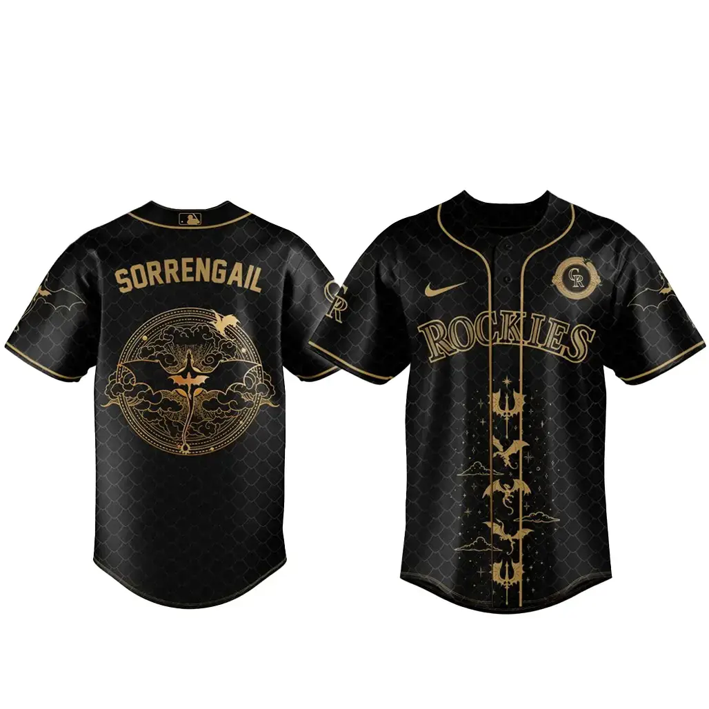Colorado Rockies x Fourth Wing Night 2026 Baseball Jersey Image