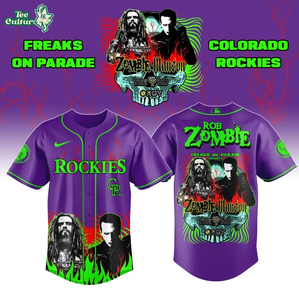 Colorado Rockies x Freaks On Parade Tour 2026 Colab Jersey Limited Edition Image