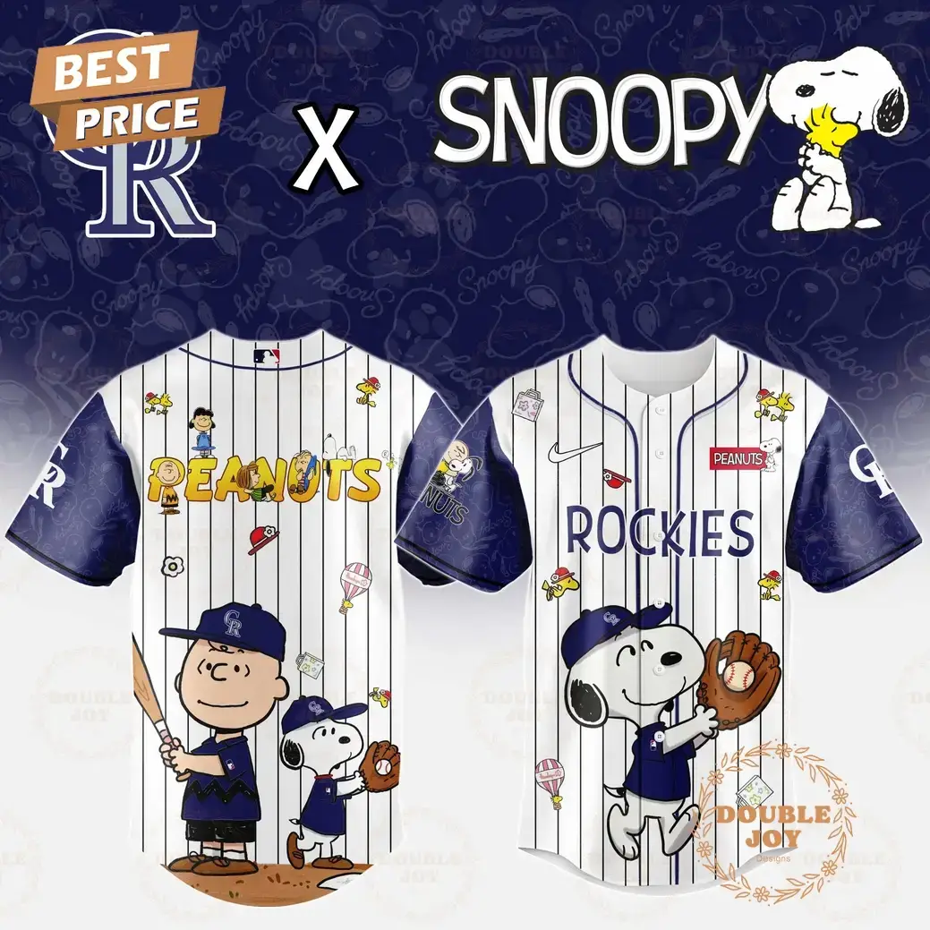 Colorado Rockies x Snoopy 2025 Limited Edition Baseball Jersey Image