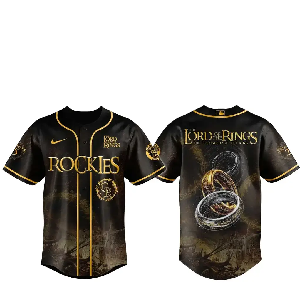 Colorado Rockies x The Lord Of The Rings Baseball Jersey Image