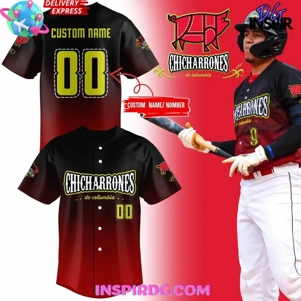 Columbia Fireflies Chicharrones De Columbia 2025 Baseball Jersey Image