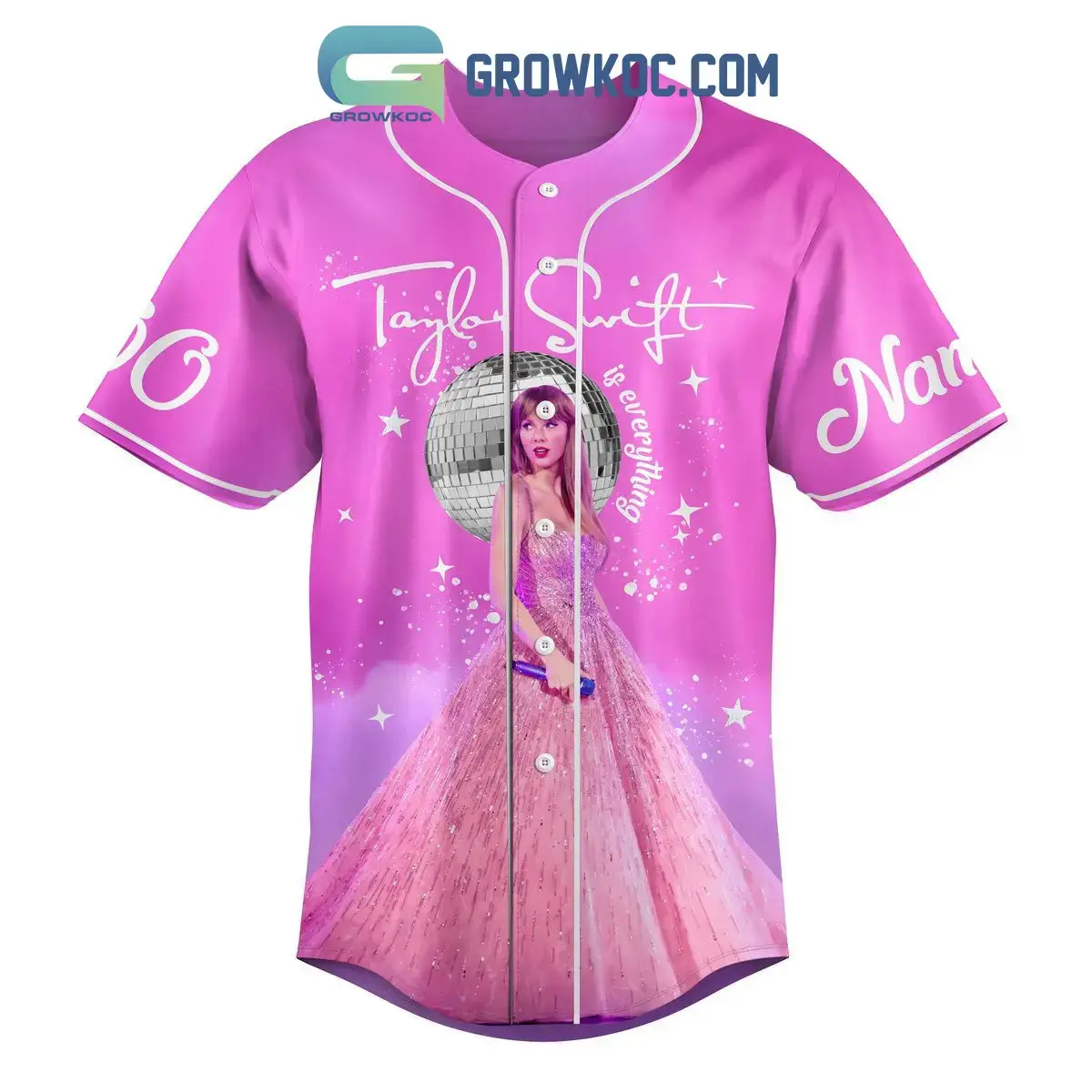 Come On Barbie Let's Go Taylor Swift Concert Personalized Baseball Jersey Image