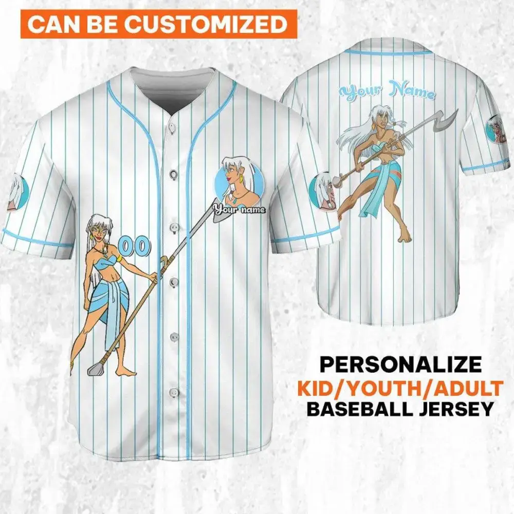 Custom Anime Baseball Jersey - Personalize For Kids, Youth & Adults - Unique Design! Image