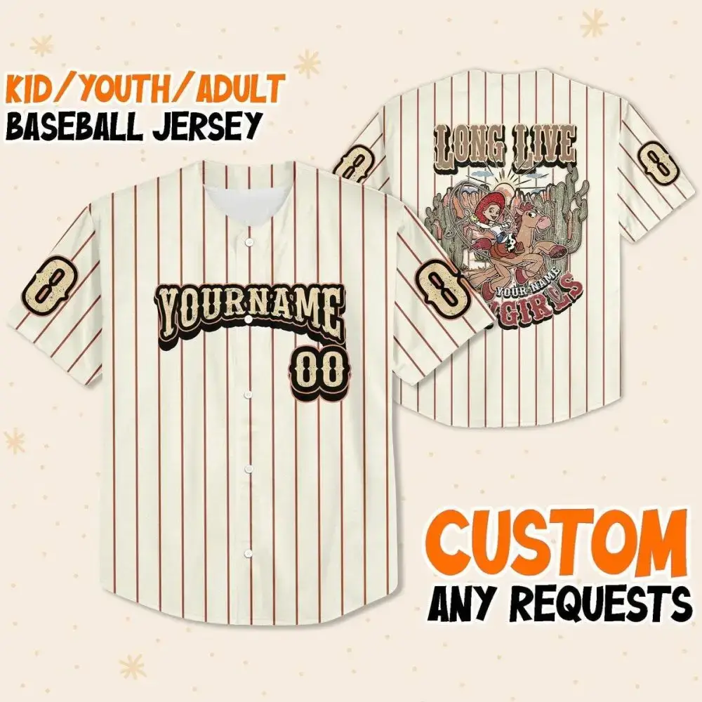 Custom Baseball Jersey For Kids/Youth/Adults - Personalize With Name & Number - Perfect Gift! Image