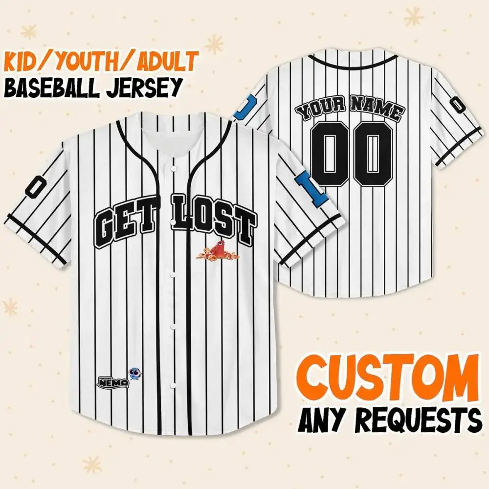 Custom Baseball Jersey For Kids/Youth/Adults - Personalize With Your Name & Number! Image