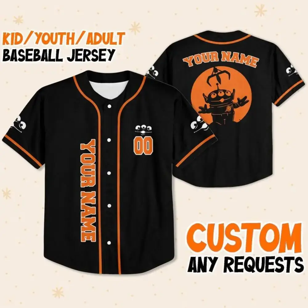 Custom Baseball Jersey For Kids/Youth/Adults - Personalize With Your Name & Number Image