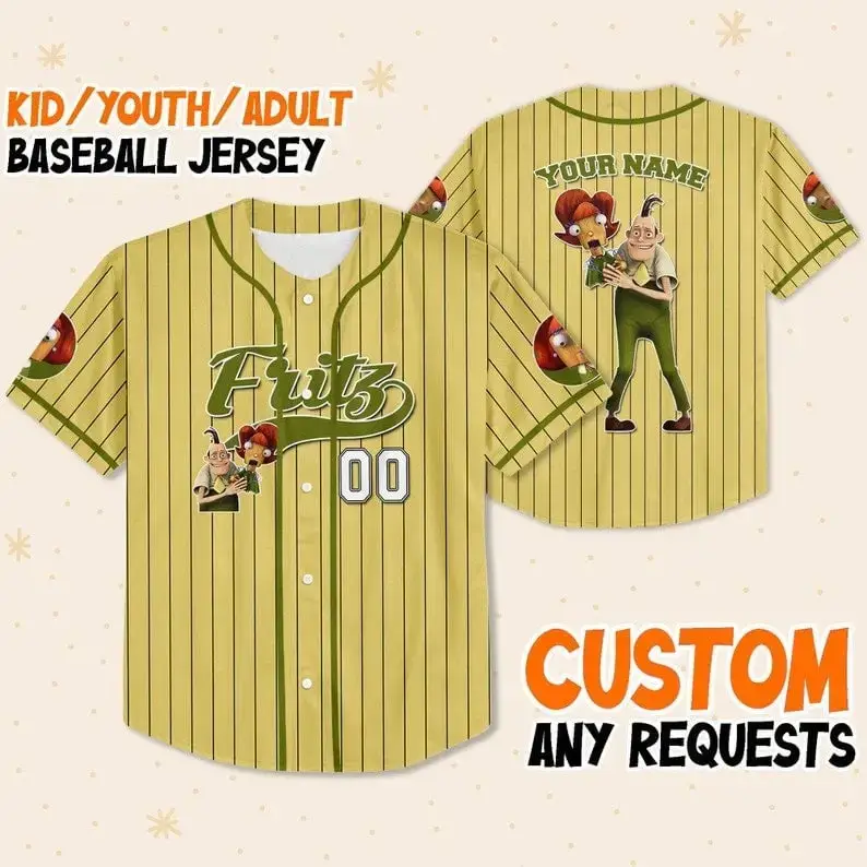 Custom Baseball Jersey For Kids/Youth/Adults - Personalize Your Name & Number! Image