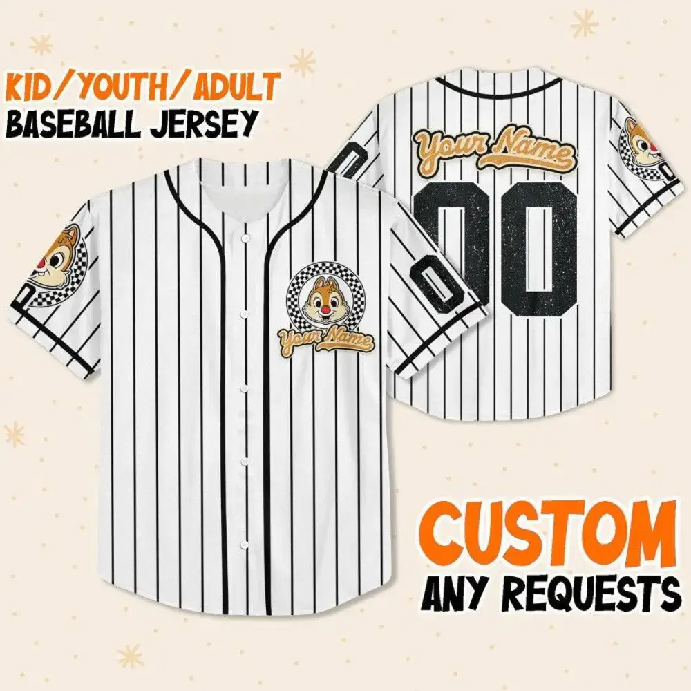 Custom Baseball Jersey For Kids/Youth/Adults - Personalized Name & Number - Perfect Gift! Image