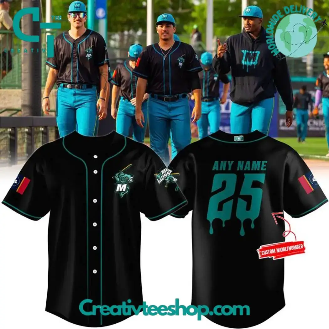 Custom Baseball Jersey - Personalized Name & Number - Team Spirit Apparel - Fast Shipping Image