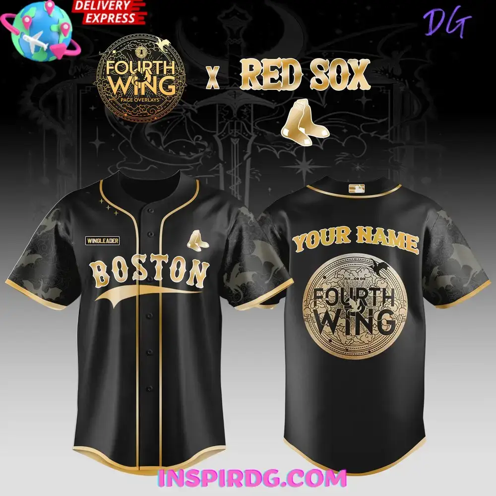Custom Boston Baseball Jersey - Personalized Name & Number - Limited Edition Fan Gear Image