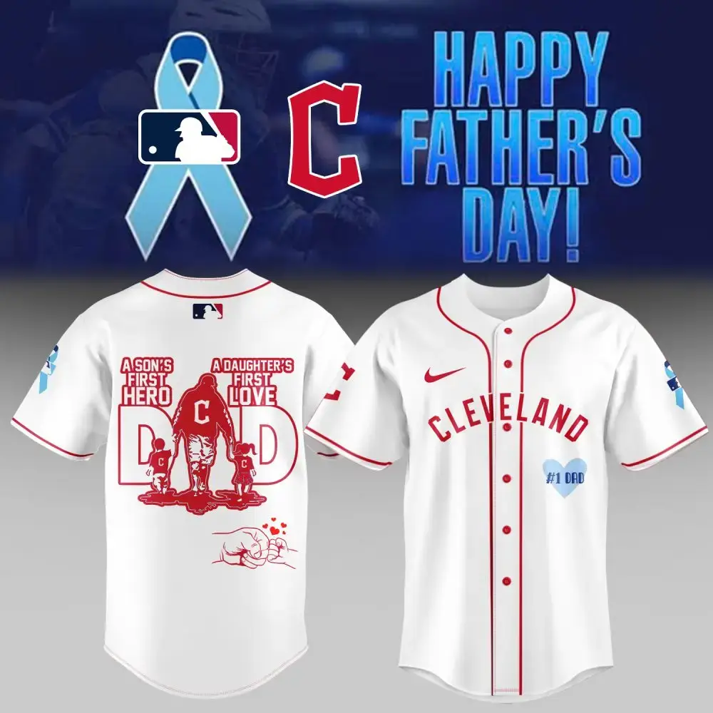Custom Cleveland Father'S Day Baseball Jersey - Perfect Gift For Dad! #1 Hero & Love Image